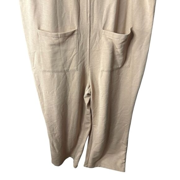 Old Navy Sleeveless Loose Marled Fleece Lounge Jumpsuit Size XXL - Picture 6 of 12
